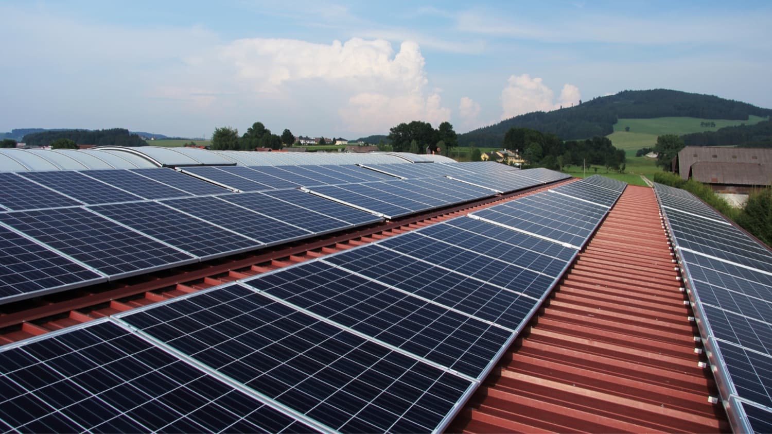 Residential rooftop solar panels
