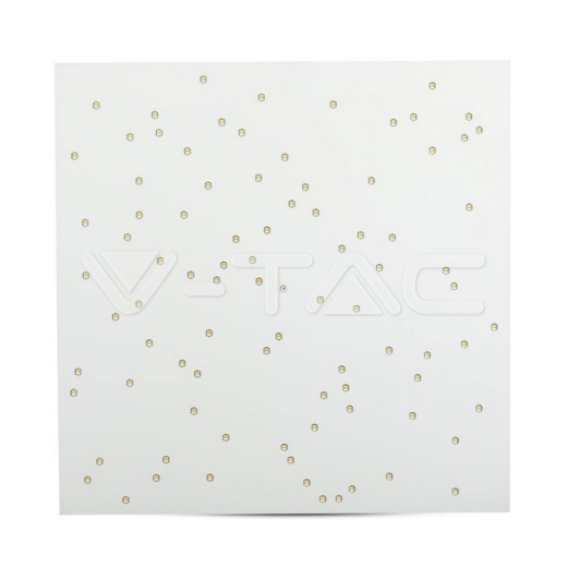 Panel de diseño LED 8W cielo estrellado cambio de colores cuerpo blanco - 2