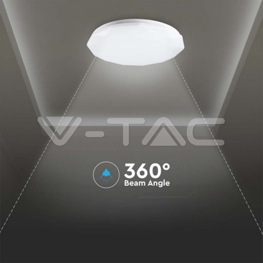 Plafón Techo LED 30W 60W 30W Mando Distancia CCT Diamante - 6