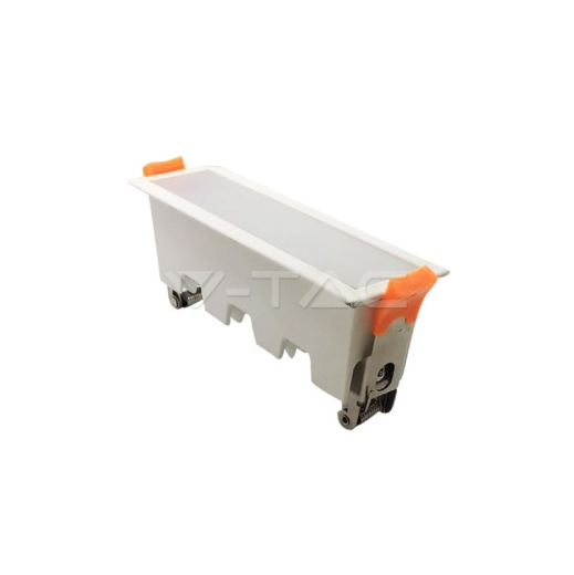 10W Luz Linear LED Cuerpo Blanco Blanco Cálido 10W Luz Linear LED Cuerpo Blanco Blanco Cálido