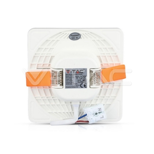 12W LED Panel Adjustable SAMSUNG Chip Square 4000K - 3