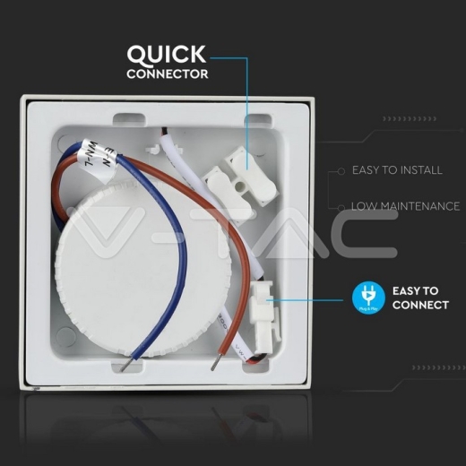 18W LED Panel Surface Premium Square Natural White - 7