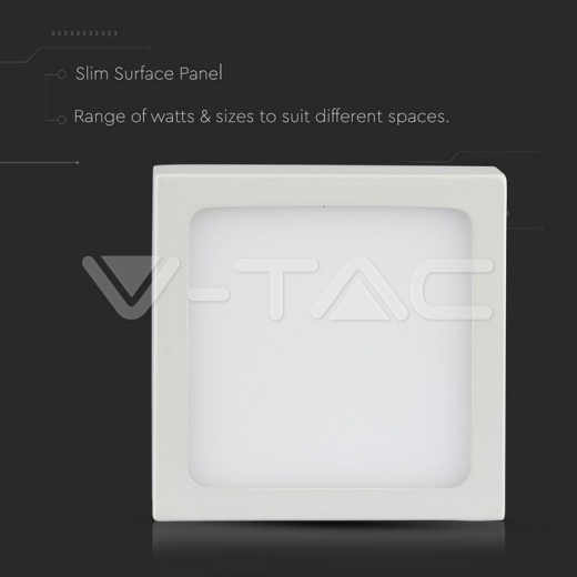 18W LED Panel Surface Premium Square Warm White - 5