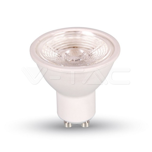 Dicróica LED 7W GU10 Plástico con Lente 6000K Dimmable 38° Dicróica LED 7W GU10 Plástico con Lente 6000K Dimmable 38°