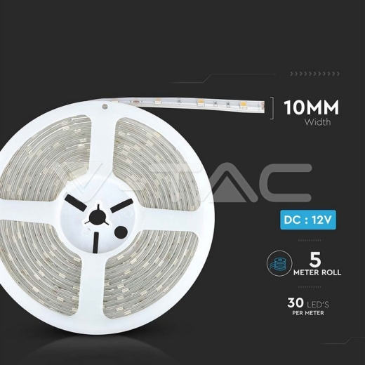 Tira LED SMD5050 30 LEDs 4000K IP65 - 9