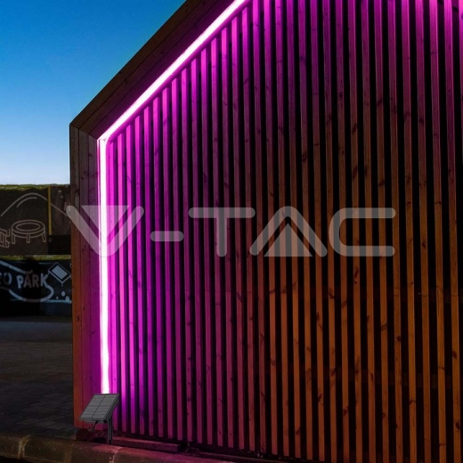 Kit Tira LED Panel Solar 1.2W IP67 RGB - 10