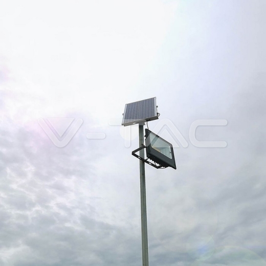 Panel solar 12W con proyector de LED 4000K - 13