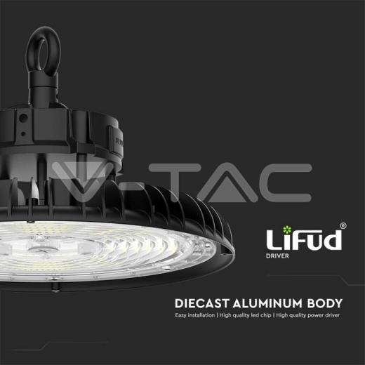 Campana LED 120W; 150W; 200W opcional y 3 en 1 (3000K; 4000K; 5000K) 160lm/W UFO - 4