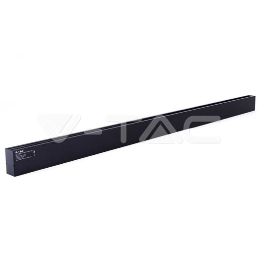 Carril de aluminio Negro 1.5m - 3