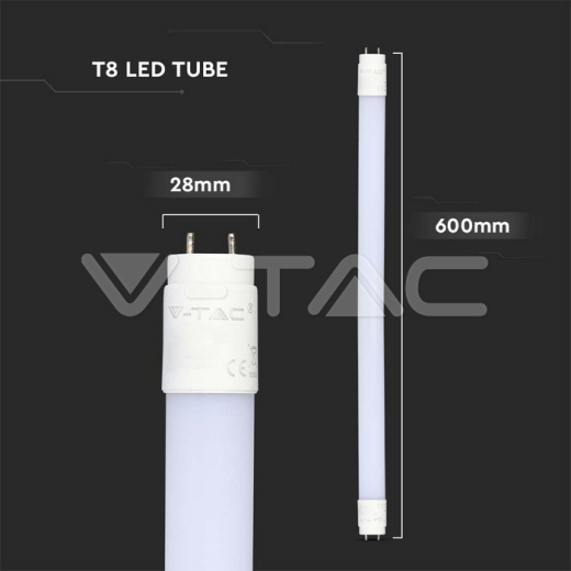 Tubo LED 7.5W G13 60cm SAMSUNG Chip Nanoplástico 6400K - 6