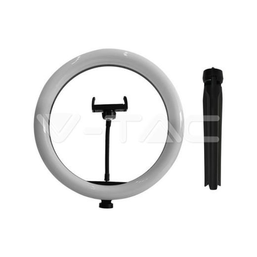 Anillo de luz LED de 7W con soporte para teléfono 3200K-5500K - 3