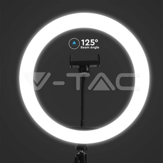 Anillo de luz LED de 7W con soporte para teléfono 3200K-5500K - 5