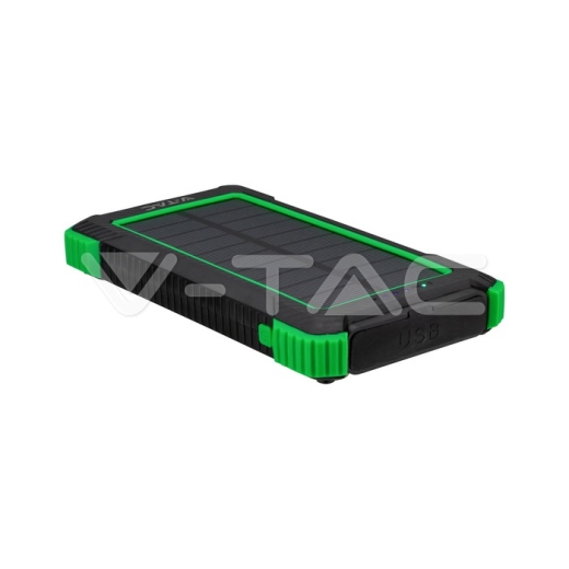 Cargador inalámbrico solar 10000mAh Banco de energía Blanco - 3