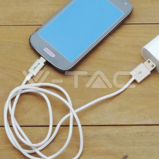 Micro cable USB 1 m. Blanco Silver Series - 4