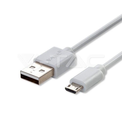 Micro cable USB 1 m. Blanco Pearl Series Micro cable USB 1 m. Blanco Pearl Series