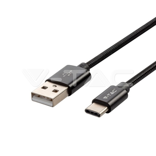 Cable USB 1m. Tipo C Negro Platinum Series Cable USB 1m. Tipo C Negro Platinum Series