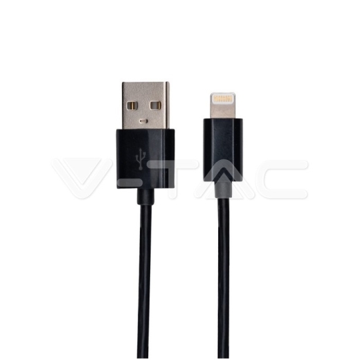 Cable iphone con licencia MFI Negro - 1