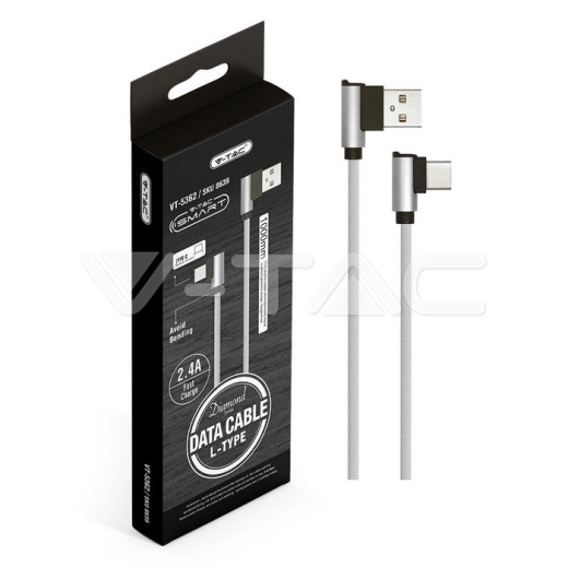Cable USB 1m. Tipo C Gris Diamond Series - 7