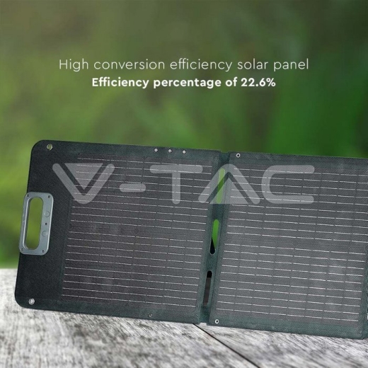 Panel Solar Portátil y Plegable 120W para Estación de Energía Portátil - 10