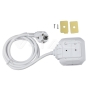 Enchufe cubico 4 salidas con USB 3G 1.55mm x 1.4m - 4