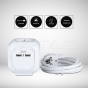 Enchufe cubico 4 salidas con USB 3G 1.55mm x 1.4m - 6