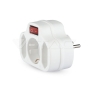 Adaptador 2 x 2.5A 1 x 16A - 2