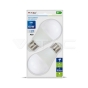 9W A60 LED Plastic 3 Step Dimming Bulb Warm White E27 2pcs Blister Pack - 1