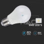 9W A60 LED Plastic 3 Step Dimming Bulb Warm White E27 2pcs Blister Pack - 5