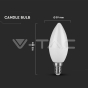 Bombilla LED 4.5W E14 Vela 6500K 3 uds/Blister pack - 5