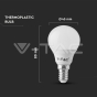 Bombilla LED 4.5W E14 P45 3000K 3uds/pack - 4