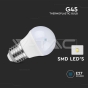 Bombilla LED 4.5W E27 G45 4500K 3uds/pack - 2