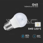 LED Bulb 5.5W E27 G45 White 3pcs/Pack - 2