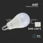 Bombilla LED 8.5W E27 A60 Thermoplástico 3000K 3uds/pack - 2