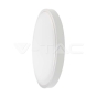 Plafón de LED 18W Redondo Sensor por microondas Marco Blanco 3000K IP44 - 1