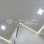Panel Empotrable Retroiluminado LED 12W Cuadrado 6500K - 10