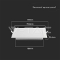 Panel Empotrable Retroiluminado LED 12W Cuadrado 6500K - 8