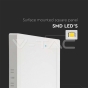 Panel de Superficie Retroiluminado LED 12W Cuadrado 3000K - 2
