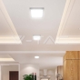 Panel de Superficie Retroiluminado LED 12W Cuadrado 3000K - 6