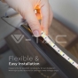 LED Strip SMD5050 60 LEDs IP20 RGB + 6400K - 6