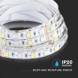 LED Strip SMD5050 60 LEDs IP20 RGB + 6400K - 7