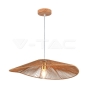 Portalámparas colgante de diseño LED con dobladillo de cuerda D600*H120 E27 - 1