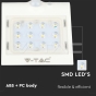 Lámpara LED solar 1.5W cuerpo blanco 4000K - 6