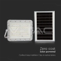 15W LED Solar Floodlight 4000K Replaceable Battery 3m Wire White Body - 6