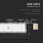 LED Campana Lineal SAMSUNG Chip 100W Cuerpo Negro 120`D 6500K - 6