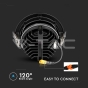 Downlight LED SAMSUNG Chip 30W Negro Reflector COB 4000K - 6