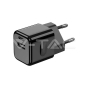 Cargador rápido de 20W de doble puerto 1PD + 1 QC negro - 1