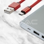Micro cable USB 1m. Rojo Ruby Series - 5