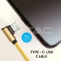 Cable USB 1m. Tipo C Oro Diamond Series - 4