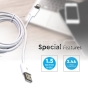 Cable iphone con licencia MFI Blanco - 4