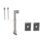 Pata delantera ajustable + Pata trasera ajustable para paneles solares (H420-700Series/15A-30A) - 1